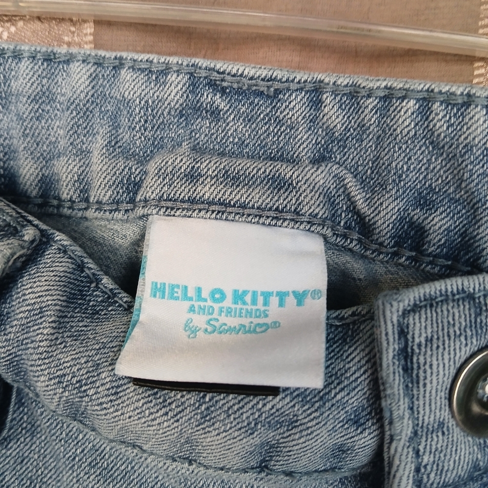 💎 Hello Kitty And Friends Women's Balloon Denim Cargo Pants - Picture 8 of 14
